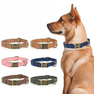 Verstelbare Lederen Halsband En Riem Voor Kleine Middelgrote Honden Halsband Voor Huisdieren Met Metalen Gesp Luxe Hondenhalsband - Product Image 1