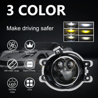 Nouveaux phares antibrouillard et feux de route LED bicolores étanches IP68 pour Toyota