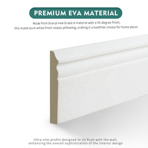 Bandes personnalisables mates modernes flexibles auto-adhésives pour plinthes, moulures murales durables, décorations de cadres muraux intérieurs - Product Image 3