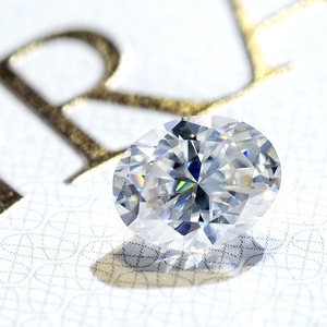 Prezzo di fabbrica all'ingrosso gioielli di moda che fanno D colore ovali sciolti VVS Moissanite pietre preziose per Test di diamante - Product Image 3