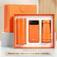 Coffret Cadeau d'Affaires de Luxe Personnalisé 3-en-1 avec Logo, Sac et Gobelet Isotherme – Accessoires Quotidiens 2026
