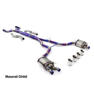 Sistema de escape de titanio AKS para <span class=keywords><strong>Maserati</strong></span> <span class=keywords><strong>Ghibli</strong></span> Catback System - Product Image 2