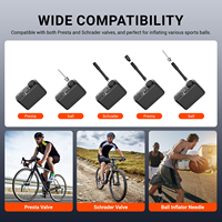 Pompe à air électrique intelligente Coospo AP-X1 Mini E-Pump 120 PSI, pompe à vélo portable pour vélo de route et VTT