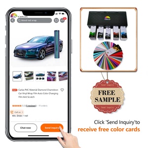 CARLAS MJL Crystal Car Vinyl Wrap Sticker Material de PET autocurativo Forma de rollo para el cuerpo Antiarañazos y a prueba de UV - Product Image 4