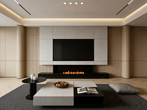 Cheminée électrique à bioéthanol de 90 cm (36 pouces) pour intérieur - Product Image 1