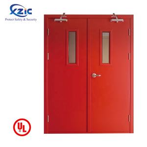 <span class=keywords><strong>Puerta</strong></span> Batiente de Acero Contra Incendios de Diseño Moderno, Clasificación de Resistencia al Fuego de 1.5-3 Horas, Lámina de Acero Galvanizado, Construcción Metálica Hueca Aislada para Hotel - Product Image 6
