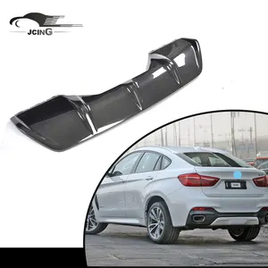 X6 F16 karbon Fiber arka ÖN TAMPON difüzör BMW X6 F16 M spor programı 2015-2017 otomobil gövde kiti