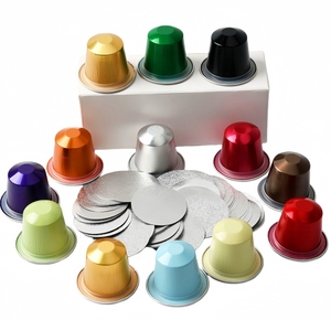 Cápsula de café de 15ml con tapa de sellado de aluminio Cápsula de café vacía personalizada no tóxica Cápsula de café compostable vacía - Product Image 1