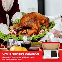 Sac de cuisson en plastique recyclable de qualité alimentaire, résistant aux températures, pour fruits de mer, poulet rôti et dinde