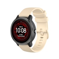 Bracelet en silicone pour montre intelligente Garmin Vivoactive 3 4 4S Forerunner Venu 245 645 Sport, 18 20 22 mm