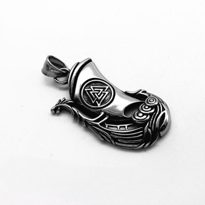 Colgante Luna Estilo Punk, Collar con Colgante de Dragón y Luna Creciente de Acero de Titanio para Hombres y Mujeres, Uso Diario, Venta al por Mayor - Product Image 5