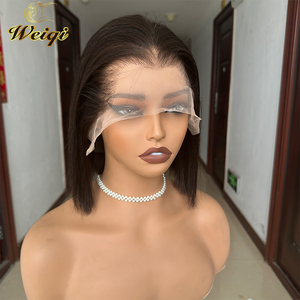 วิกผมบ๊อบสั้นแบบตรง M Lagos รุ่นใหม่ล่าสุด วิกผมแท้แบบ HD Lace Front ขนาด 13x4 สำหรับผู้หญิงผิวสี - Product Image 3