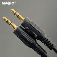 OEM En Gros Prix 1.5M DC 3.5mm Stéréo Mini Fiche à Fiche Audio Câble 3.5MM Mâle À Mâle Aux Câble Audio Pour Casque Haut-parleurs