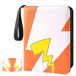 Carpeta DE CARTAS COLECCIONABLES con cremallera de 4 bolsillos al por mayor de proveedor directo para cartas Pokemoned - Product Image 1