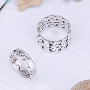 Мужские турецкие кольца из серебра 925 пробы в античном стиле - Product Image 6