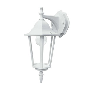 Lampada da parete in alluminio bianco MILANO, orientabile verso il basso - Product Image 1