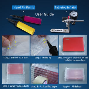 Bolsas de Aire Inflables de Burbuja de PE y Nailon, Convenientes y Resistentes a los Golpes, Película Protectora para Embalaje - Product Image 6