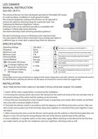 Variateur de lumière rotatif intégré Win-Kare CE 150W Max, à découpage progressif, UK-P12, prévention des incendies, contrôle bidirectionnel, 220V, pour lampes LED en plastique dimmables