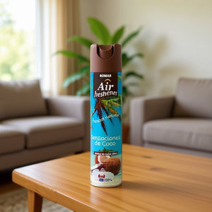 Romar Air Freshener 300ml Coconut Scented Spray For Home And Car - Product Image 3