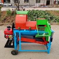Machine à battre multifonctionnelle pour céréales : maïs, sorgho, millet, soja, blé, riz, haricots
