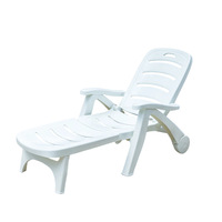 Silla de Playa Plegable de Plástico para Exteriores, Moderna, Reforzada, para Jardín, Hotel, Villa, Almacén, Piscina