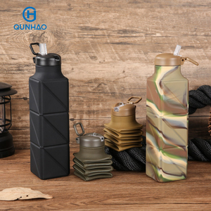 Tùy chỉnh nhiệt độ cao Silicone chống đóng mở chai nước du lịch ngoài trời cắm trại thể thao drinkware an toàn tráng - Product Image 1