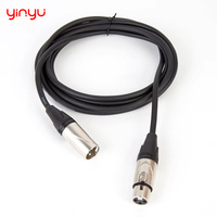 Câble de microphone professionnel XLR vers XLR Yinyu MC054 avec conducteurs OFC et connecteurs métalliques pour studio et sonorisation en direct