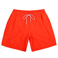 Shorts de bain décontractés pour hommes, personnalisés, à séchage rapide, sans couture, avec taille élastique, pour la natation, le surf et la plage