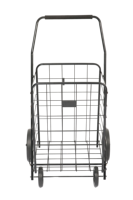 Chariot de magasin pliable portable sur mesure de 40 kg pour les supermarchés, pour un usage domestique, avec support en plaque de fer au fond