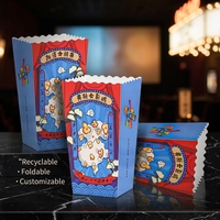 Boîte en papier pliable ZJPACK avec logo personnalisé, écologique, biodégradable, résistante à la graisse, imprimée avec du papier doré