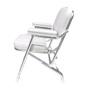 Foyo Offre Spéciale <span class=keywords><strong>toile</strong></span> blanche <span class=keywords><strong>bateau</strong></span> pêche pliant plage chaise longue en aluminium siège marin - Product Image 3