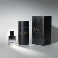 Faible quantité minimale de commande Stock Parfum Vaporisateur Bouteille En Verre 30ml 50ml 100ml Cylindre Bouteille De Parfum Gradient Bleu Couleur avec Bouchon Magnétique