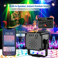Projecteur LED de scène pour club, discothèque, stroboscope, avec télécommande, activé par le son, RGBW, barre verte, pour spectacle, mariage | YSH