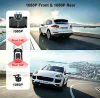 Kamera Dasbor Android Pintar 9-Inci Nirkabel Kamera Ganda Definisi Tinggi Carplay Penglihatan Malam Layar Terpisah Sistem Penentuan Posisi Global