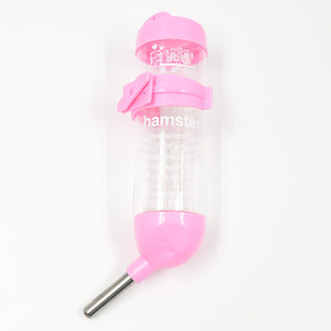 Hamster Water <b>Bottle</b> 125ml <b>Plastic</b> Stainless Steel Durable <b>Small</b> Pet Feeder - Product Image 1