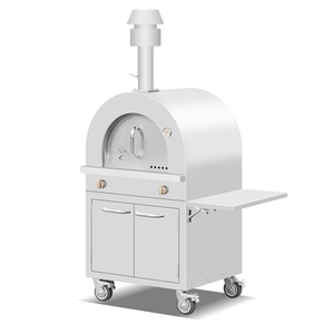 Horno de <span class=keywords><strong>Pizza</strong></span> a Gas Moderno de 12 Pulgadas para Exteriores, Cocina de Jardín, Acero Inoxidable, Portátil, Pequeño, para <span class=keywords><strong>Pizza</strong></span> y Barbacoa, 6KW de Potencia, 2 Quemadores - Product Image 2