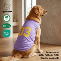Gilet pour chien à thème mode, léger, confortable, coloré, sans manches, respirant, en polyester, vêtement d'été pour animaux de compagnie, articles en vrac