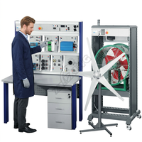 Sistem Pelatihan Generator Turbin Angin AC DC Load Stand-Alone Inverter Energi Terbarukan Perlengkapan Pengajaran Vokasional