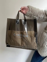 Sac en plastique à poignée en LDPE/HDPE avec logo imprimé personnalisé, sac découpé, sac de shopping pour l'emballage de vêtements/chaussures