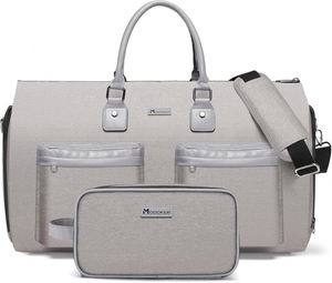 Free Sample Garment <b>Bag</b> Large Duffel Suit Travel Weekend <b>Bag</b> <b>Flight</b> <b>Bag</b> with Shoe Pouch for <b>Men</b> Women - Product Image 3