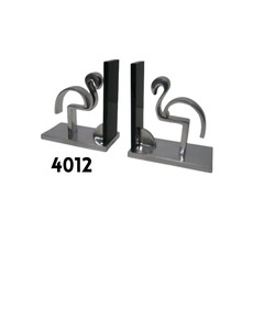 Lot de serre-livres flamants roses en métal décoratifs modernes, les plus vendus – Accessoire de bureau élégant pour la maison, le bureau ou la salle d'étude – En promotion - Product Image 4