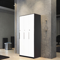 CHNSMILE Vestiaire Portable Moderne en Métal Démontable avec Conception Durable, Étanche et Résistante à la Rouille pour Outils et Chaussures