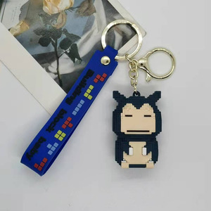 Portachiavi Creativo a Forma <span class=keywords><strong>di</strong></span> Bambola in Gel <span class=keywords><strong>di</strong></span> Silicone Non Tossico, Figurina Pokémon 3,5cm*5cm per Borse e Auto - Product Image 2