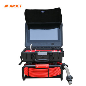 Caméra d'inspection de canalisation AMJET DrainEye-R13-Max de haute qualité, batterie 8800 mAh, écran couleur 13 pouces - Product Image 2