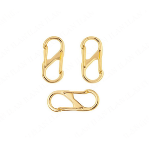 Fibbia Regolabile ILAN 32x14mm Oro 3 Pezzi per Borse e Cinture - Product Image 1