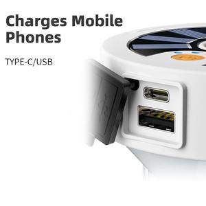 Linterna de Camping, Luces Solares de Emergencia para Exteriores, Lámpara Multifuncional para Tienda de Campaña, Lámparas Portátiles, Linterna Recargable por USB - Product Image 6