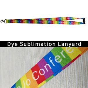 Free Design LGBT Sublimation Pride Rainbow Colored <b>Lanyard</b> Low MOQ GuangDong Factory - Product Image 2