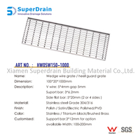 Grilles de vidange de sol de piscine modernes en acier inoxydable certifiées Watermark avec garantie de 2 ans