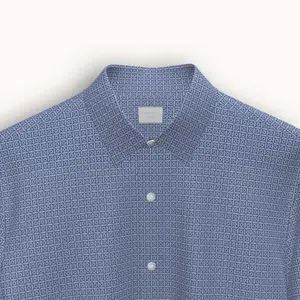 Digital gedruckter Rotations druck 100% Baumwolle Falten freier Druck Twill Stoff aus gewebtem Textil Baumwoll stoff für Herren Shirt