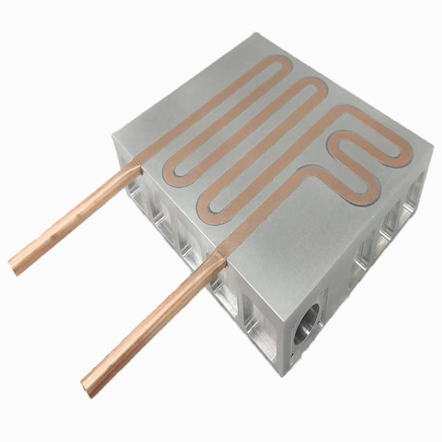 High Power Aluminum Plate with Copper Tube Liquid Cold Plate Fast Cooling System